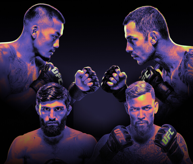 UFC 331 fighters face off